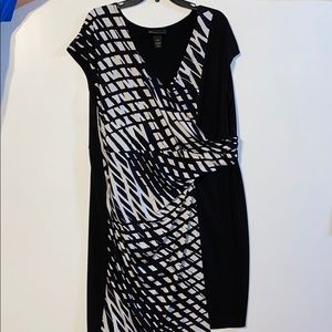 Lane Bryant dress size 22/24 black and white